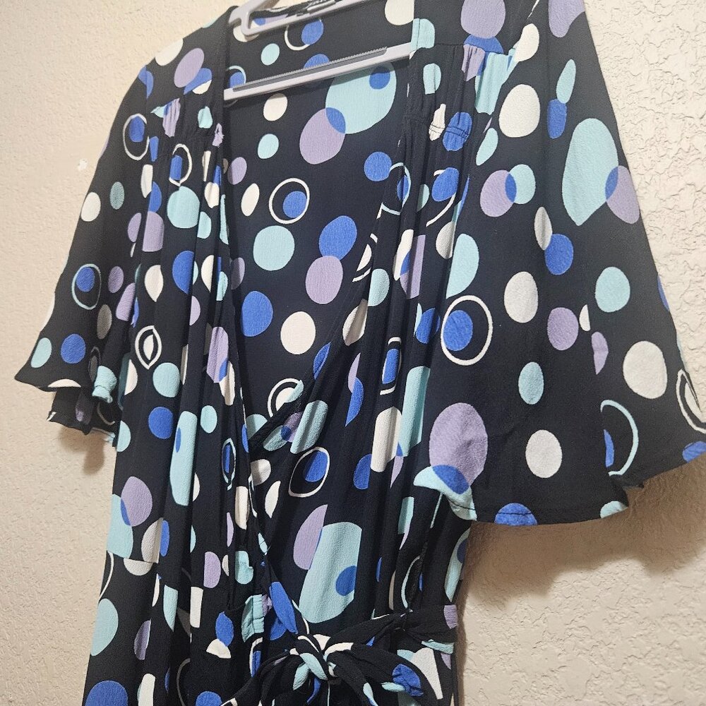 Sheer Wrap Dress